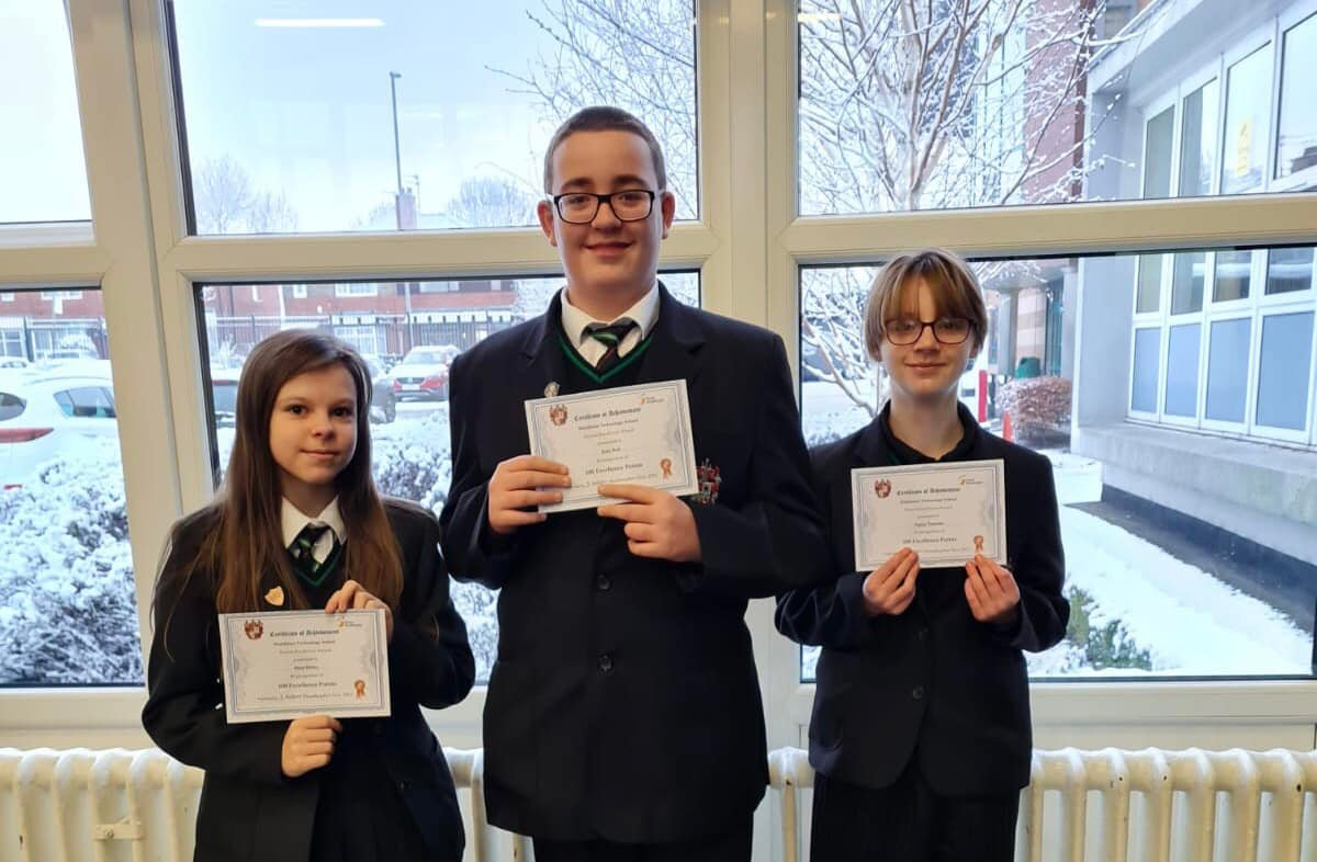 Excellence Awards for Year 7 and 8 Students | Middleton Technology School